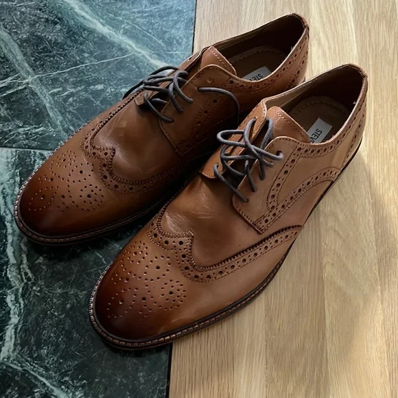 brown steve madden dress shoes Men's Steve Madden Tasher Dress Shoes, 13, Tan main image 0
